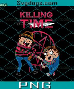Freddy Krueger And Chucky PNG, Killing Time PNG, Halloween PNG