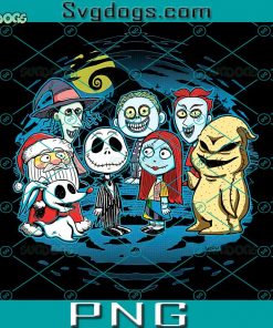 Halloween Friends PNG, Christmas Friends PNG