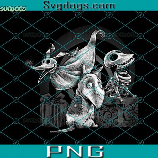 Creepy Dogs PNG, Frankenweenie Corpse Bride Scraps Dog PNG, Halloween Dog Lover Movie PNG