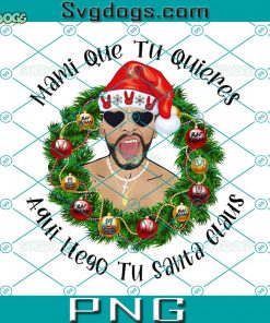 Christmas Bad Bunny PNG, Bad Bunny Holiday Christmas PNG