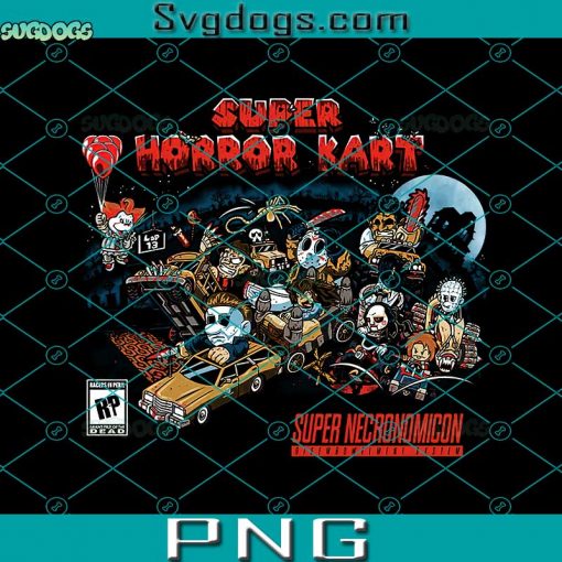 Super Horror Kart PNG, Supper Necronomicon PNG, Horrific Kart PNG, Halloween PNG