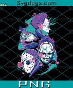 Classic Killers PNG, Freddy Krueger PNG, Jason Voorhees PNG, Leatherface PNG, Michael Myers PNG