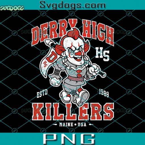 Derry High Killers PNG, IT Pennywise PNG, Horror Movie Killer PNG