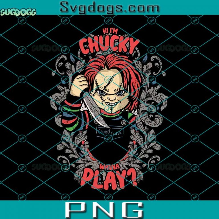 Hi I'm Chucky Want To Play PNG, Chucky PNG, Halloween PNG