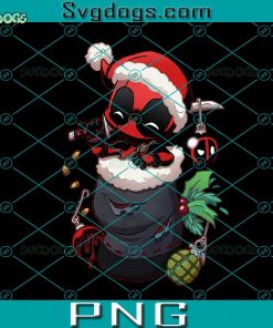 Santa Deadpool PNG, Deadpool PNG, Christmas PNG