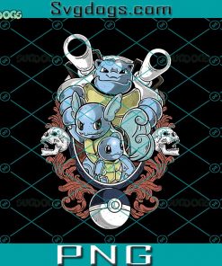 Squirtle Pokemon PNG, Squirtle On A Pokeball PNG, Pokemon PNG