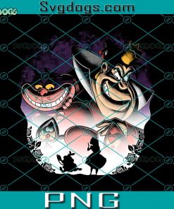 Wonderland Villains PNG, Perfectly Wicked PNG, Wicked Witch PNG, Disney Villains PNG