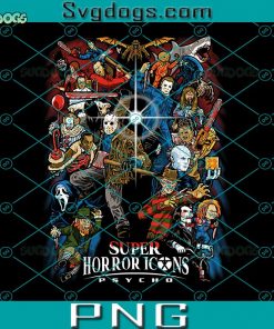 Super Horror Icons Psycho PNG, Horror Movie PNG, Halloween Horror PNG, Horror Friends PNG
