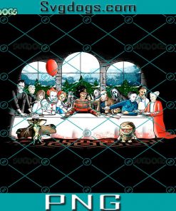 Terror Dinner PNG, Horror Movie PNG, Halloween Horror PNG, Horror Friends PNG