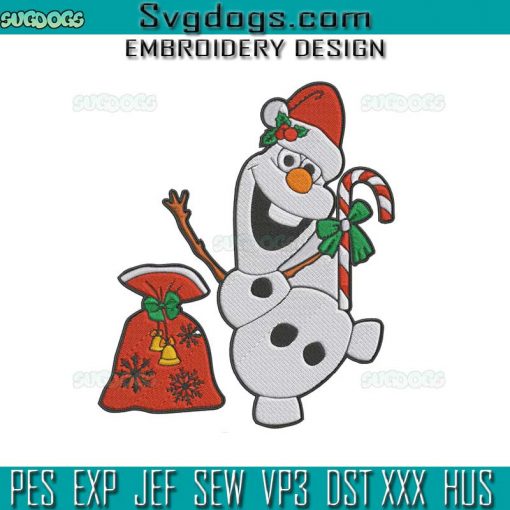 Snowman Santa Christmas Embroidery Design File, Snowman Christmas Embroidery Design File