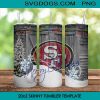 San Diego Chargers 20oz Skinny Tumbler Template PNG, San Diego Chargers Merry Christmas Tumbler PNG File Digital Download