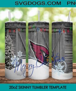 Arizona Cardinals 20oz Skinny Tumbler Template PNG, Arizona Football Tumbler PNG File Digital Download