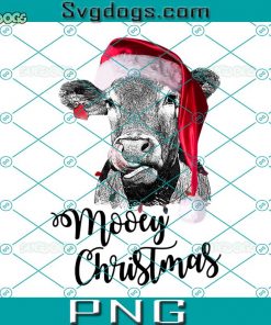 Mooey Christmas PNG, Farmer Christmas Cow PNG, Christmas Cow PNG
