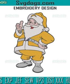 NFL Chargers Santa Embroidery Design File, Santa Christmas Embroidery Design File