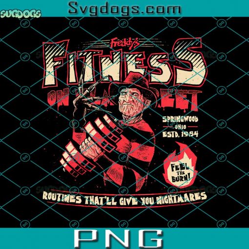 Freddy’s Fitness PNG, Freddy Krueger Halloween PNG, Friday The 13th PNG