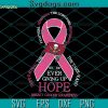 Kansas City Chiefs Hope Breast Cancer Awareness SVG, Kansas City Chiefs SVG, Breast Cancer SVG DXF EPS PNG