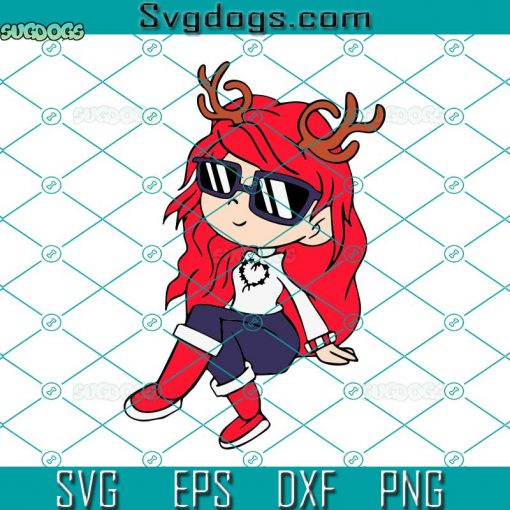 Hand Drawn Baby Karol G Christmas SVG, Karol G SVG, La Bichota SVG DXF EPS PNG