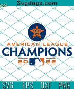 Astros ALCS Champions SVG, Houston Astros 2022 SVG, American League West Division Champions SVG PNG EPS DXF