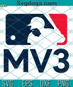 MV3 Phils Harper SVG, Philadelphie Baseball SVG, MV3 SVG PNG EPS DXF