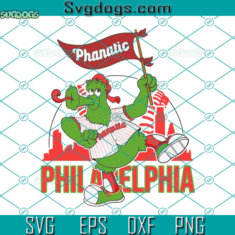 Philadelphia Phillies Phanatic Mascot SVG PNG Cricut Files - Gecko