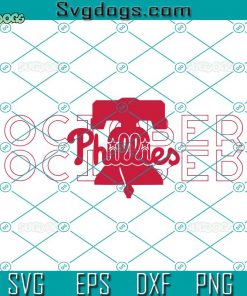 Red October SVG, Philadelphia Baseball SVG, Sports SVG, Baseball Phillie SVG PNG EPS DXF