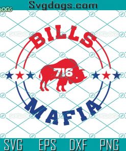 716 Mafia Stars SVG, Bills Mafia SVG, Buffalo football SVG DXF EPS PNG