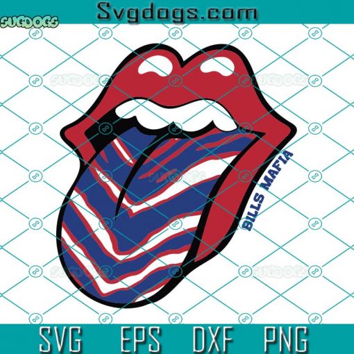 Bills Mafia Tongue SVG, Buffalo Bills Zubaz SVG, Buffalo Bills SVG, Buffalo Football SVG PNG DXF EPS