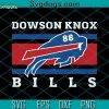 Case Keenum 18 Buffalo Bills SVG, Buffalo Bills SVG, Bills Buffalo SVG DXF EPS PNG