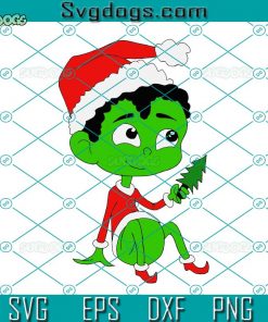 Baby Grinch Benito SVG, Grinch Who Stole Christmas SVG, Bad Bunny SVG DXF EPS PNG