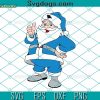 NFL Chargers Santa SVG, Father Christmas SVG, NFL Christmas SVG DXF EPS PNG