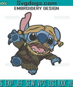 Stitch Inspired Lord MacGuffin Embroidery Design File, Brave Princess Embroidery Design File