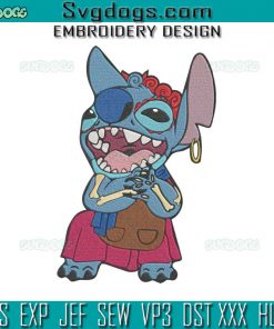 Stitch Inspired Tia Rosita Embroidery Design File, Stitch Embroidery Design File