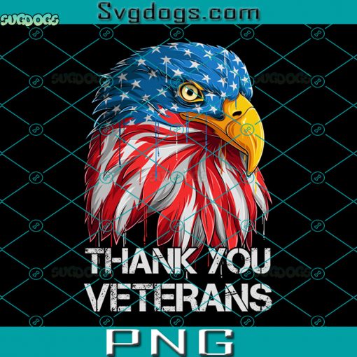 Thank You Veterans PNG, Veterans Day PNG, Eagle Thank You Veterans PNG