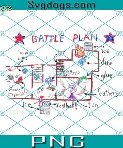 Battle Plan Christmas PNG, Home Alone Battle Plan PNG, Hand Drawn Battle Plans PNG