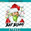 Bad Bunny Christmas PNG, Una Navidad Sin Ti Christmas PNG, Benito in Santa Claus Costume PNG