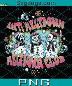 Christmas Anti Meltdown Meltdown Clubs PNG, Snowman Scream PNG, Snowman Pinhead Hellraiser PNG