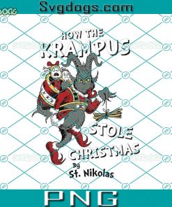 How The Krampus Stole Christmas PNG, Creepy Cute Children’s Book PNG