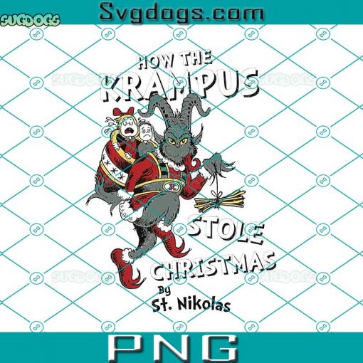 How The Krampus Stole Christmas PNG, Creepy Cute Children’s Book PNG