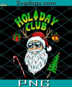 Christmas Holiday Club PNG, Elf PNG, Santa Christmas PNG