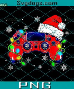 Game Controller Christmas Santa Hat PNG, Game Christmas PNG