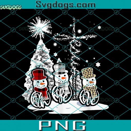 Jesus Faith Hope PNG, Love Snowman PNG, Funny Xmas For Christian PNG