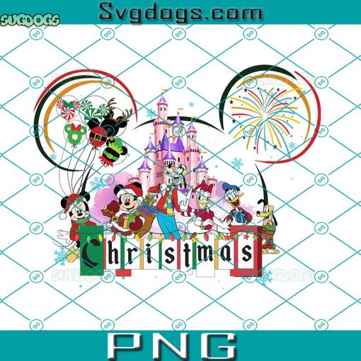 Mouse And Friends Surprise Christmas PNG, Merry Christmas PNG, Family Vacation Christmas PNG