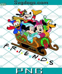 Mouse And Friends Surprise Christmas PNG, Merry Christmas PNG, Family Vacation Christmas PNG