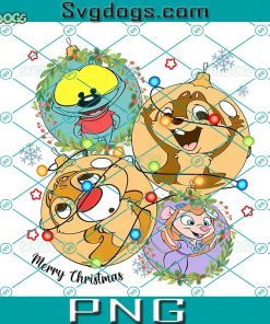 Chip and Deal Christmas Lightyear PNG, Merry Christmas PNG, Holiday Family PNG, Chip Ball PNG