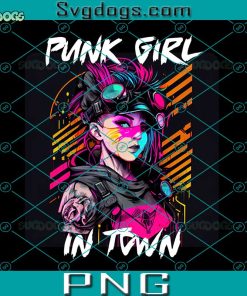 Punk Girl In Town PNG, Girl Game PNG