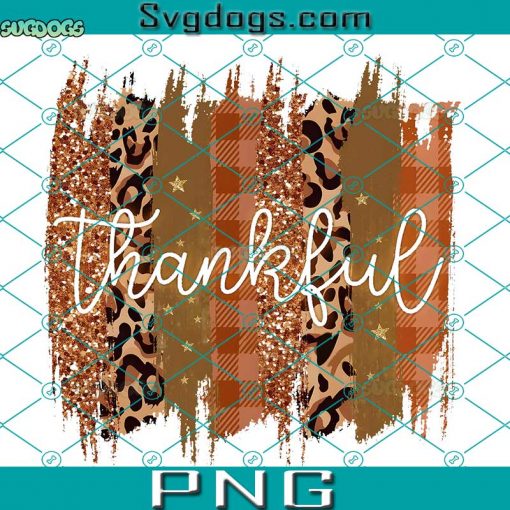 Thankful Brushstroke PNG, Thankful Brush Strokes PNG, Fall PNG, Thanksgiving PNG