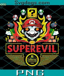 Super Evil Inferno PNG, Super Mario PNG, Game Mario PNG