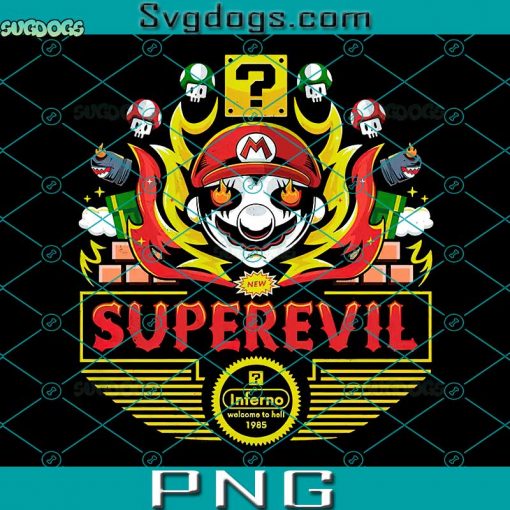 Super Evil Inferno PNG, Super Mario PNG, Game Mario PNG