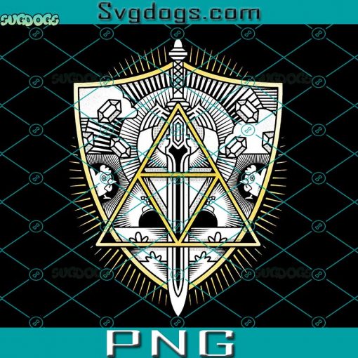 True Legendary Shield PNG, Medieval Shield Split Monogram PNG, With Swords PNG