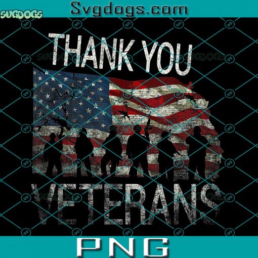 American Flag Thank you Veterans PNG, Proud Veteran PNG